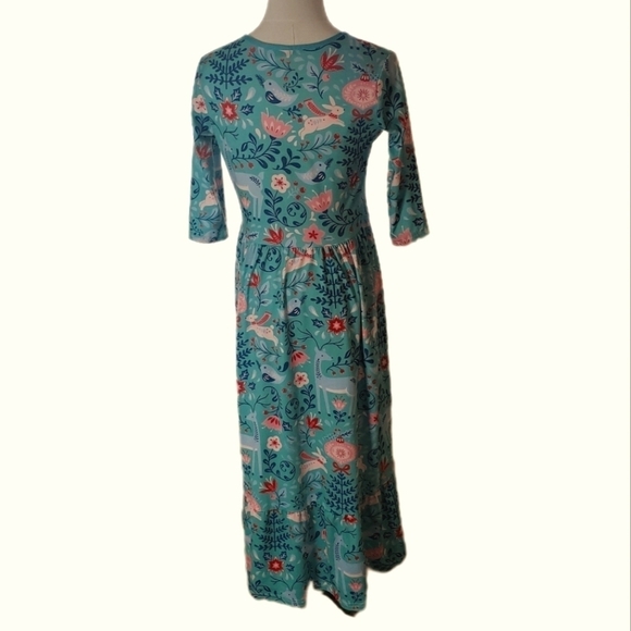 Pixie Girl Modest Woodland Creatures Dress Size 14/16 - Picture 2 of 8